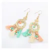 Dangle Chandelier Bohemina Fashion Jewelry Earrings Hoop Colorf Beaded Tassels Drop Delivery Dhhzi