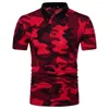 Men's Polos Zogaa Polo Shirt Brand Summer Camouflage Tops Male Short Sleeve Slim Military Para Turn-down Collar Hombre