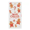 Decorações de Natal 50pcs transparente doces de bolsa plástica biscoito assado para festas de aniversário de festas decorationchristmas decorações shristma