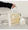 Bag women versatile new fashion printed portable small square bag popular one shoulder diagonal bag