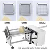 Electric Stainless Steel Automatic French Fries Cutting Machine Potato Cucumber Taro Strip Cutter