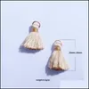 Ciondoli colorati bohemien fatti a mano mini nappe in cotone piccole per orecchini collana braccialetto che fanno risultati di gioielli all'ingrosso Drop Deli Dht50