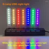 Night Lights USB Lamp Small Light Computer Mobile Power Charging Mini Book Lamps LED Eye Protection Reading