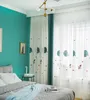 Curtain Boy Cartoon Semi-shading For Children's Room Bedroom Colorful Embroidered Curtains Finished Custom Outer Space