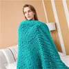 Blankets Blanket SEIKANO Soft Knitted Winter Thick Sofa Throw Large Yarn Roving Chunky Handmade Weight Nordic Home Decor 230114