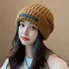 Berets Thick Winter Knitted Cuffed Beanie Hats Women Men Soft Watch Hat Classic Knit Stretchy Warm Cap