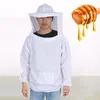 Męskie koszule unisex oddychające przezroczysty kombinezon z kapturem pszczelarski garnitur owad zasilające płaszcz ochronny specjalny sprzęt do odzieży czapki
