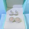 Passed Diamond Test Charming Men Women Earrings Allergic Free 925 Sterling Silver Bling Moissanite Studs Earrings Nice Gift