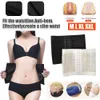 Taille und Abdominal Shapewear Body Shaper Trainer Kurve Frauen Korsett Schlampe Unterwäsche Riemenriemenscheide Guldles 0719