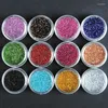 Nagelkonstpaket akryluppsättning 12 färger glitter pulver penna verktygssats manikyr för nybörjare TSLM2