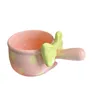 Bowls Lovely Bowknot Ceramic Handle Breakfast Bowl Cute Princess Storm Order Salad Kitchen Fruit Soup