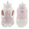 Chien vêtements luxe doux fourrure veste hiver coupe-vent vêtements pour animaux de compagnie sans manches manchette chat manteau avec anneau en D harnais gilet tenue XL