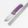 Limited Custom Version Chaves Redencion 228 Folding Knife S35VN Drop Point Blade Personality Titanium Handle Outdoor Equipment Tactical Survival Tools Pocket EDC