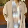 Scarves Online Celebrity Rainbow Scarf Wool Women's Luxury Shawl Knit Fashion Warm Winter Preppy Student Oversized Big