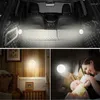 Night Lights 3 LED Silver Closet Cabinet Lamp Battery Powered Wireless Stick Tap Touch Push Security Kitchen Bedroom Light 1PC