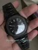 Designer horloges Fibre Carbon Watch 40 mm diameter met automatische geïntegreerde beweging Saffier kristalglasspiegel is