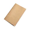 Not defterleri Kraft Notebook Nitsız Boş Kitaplar Retro Brown Beyaz Gezginler ve Ofis Okulu İşleri için 8.8*15.5cm SN4292