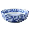 Bowls Chinese Style Ceramic Tableware Blue And White Porcelain Bowl Instant Noodle Ramen Soup Home El Kitchen Dinnerware