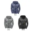 Men's Hoodies 2023 Men Fashion Personality Zipper Sweatshirt Male Solid Color Hoody Tracksuit Hip Hop Autumn Mens