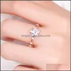 Ringos de cluster Estrela Sier Casamento fofo de pedra de cristal feminino para mulheres Dainty Bride Zircon noivado anel de carro carrosshop2006 Drop Drop Jew Dhund Dhund