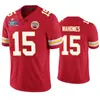 Kansas''City''Chiefs''men＃15 Patrick Mahomes 87 Travis Kelce 9 Juju Smith-Schuster 10 Isaih Pacheco Women Super Bowl LVII RED LIMITED JERSEY