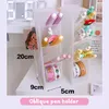 مربعات التخزين WG 3PCS/مجموعة منظم Kawaii Deskpot Makeup Box Container Deving Decor