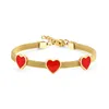 Bracelets de charme Love Gold Love Titanium Steel Fashion Fashion Casy Casy Casy Corean Luxury Jóias para WomenManche