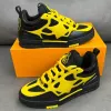 Mense Casual Shoes 1854 Series Yellow and Black With Combination Breattable Mesh All-Match Bekväm med tvåfärgade sulor Designer Sneakers