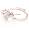 Очарование браслетов Crystal Bangle Buff Letter Love Diamond Inspiration Diwelry