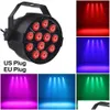 LED -effekter par 18W RGB -scenljus med DMX512 f￶r disco DJ -projektor Hine Party Decoration Lighting Drop Delivery Lights DHUT0