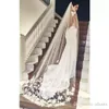 أفضل مبيع جديد حجاب طويل الطبق واحد تول الزفاف حجاب الزفاف