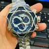 Undefeated Mens Watches Reserve Venom Luminous Chronograph Stainless Steel Luxury Watch Invicto Reloj De Hombre Dropshipping