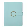 Notebook Cute Magnetic Metal Round Buckle This Simple Ins Wind PU Leather Notepad Hand Ledger Sub-student Diary Stationery