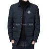 Doudoune pour homme veste de mode parka de haute qualité classique épaisse doudoune femme coupe-vent en duvet de canard blanc revers veste chaude décontractée pour homme taille XS-3XL