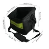 Hundbilsäte täcker Pet Basket Carrier Foldbar Cat Small Animal Travel för vandringscykling med ventilationsdesigntillbehör