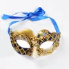 Feestmaskers mozaïek muziekstijl handgemaakte masker man voor feesten gouden diamant maskerade mardi gras venetië kostuum carnaval masque cadeaus 230206