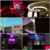 LED -remsor 5M SMD5050 RGB Strip 300LED/M DC12V Vattent￤ta 300LEDS L￤gg till 44Key Controller ADD12V 5A 60W Power Adapter Drop Leverans Lig DHMS2