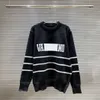 Xinxinbuy Hommes Designer Sweat à capuche Pull Lettres Jacquard Coton Casual Mode Femmes Noir Bleu S-2XL