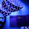 Bandes LED Uv Purple Stripe Light 5050 Smd 60Led / M DC 12V Non étanche 395405Nm Rayon traviolet Bande flexible Ruban Drop Deliv Dhcb7