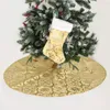 Julekorationer 1pc Creative Tree kjolar Decoration Year Home Outdoor Decor Event Party Carpet