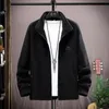 Herrjackor Shaker Fleece Coat Male Autumn/Winter Fashion Märke Stand-up Collar Baseball Sain Lamb Jacketmen's