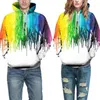 Moletons masculinos homens missky masculino moletom 3D capuz de impressão colorida design de tinta a óleo com capuz de capuz para o inverno do outono