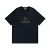 T-shirt homme 2023 Design de mode Balencaigaity T-shirts Womentop Coton Infroissable Imprimé Lettre Casual Couple Vêtements 06-009