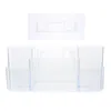 Storage Boxes 1 Set Wall-mounted Toiletry Organizer Multi-grid Makeup Case Cosmetic For Bathroom