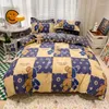 Set di biancheria da letto Copripiumino con stampa orso Lenzuolo Federa Set Piumino morbido geometrico per bambini Adulti Migliore qualità