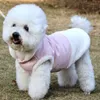 Dog Apparel Luxury Soft Fur Jacket Winter Windproof Pet Clothing Sleeveless Cuff Cat Coat With D-Ring Harness Vest Outfit XL