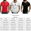 T-shirts masculins fashion d'été gymnas muscle t-shirt