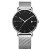 Wristwatches Selling Men's Watch Net Belt Fashion Simple Red Same Non Mechanical Calendar Quartz Man