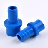 Equipamentos de rega 5-20pcs 20mm 25mm a 5/8/10/12/14/16/18/20mm Azul PVC Mangueira Conector de jardim de irrigação de jardim