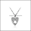 Pendant Necklaces Fashion Creative Heart Necklace Lettering Pop Exquisite Suitable For Men And Women Gift Giving Carshop2006 Drop De Dhswy